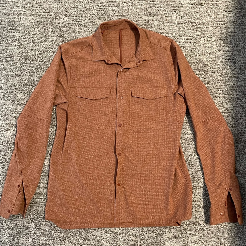 LULU LEMON long sleeve button up. Size large. Great condition.